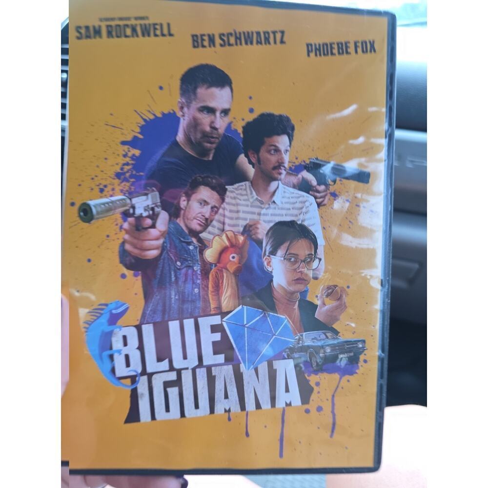 Blue Iguana (DVD, 2017, Screen Media) Sam‎ Rockwell/Ben Schwartz!